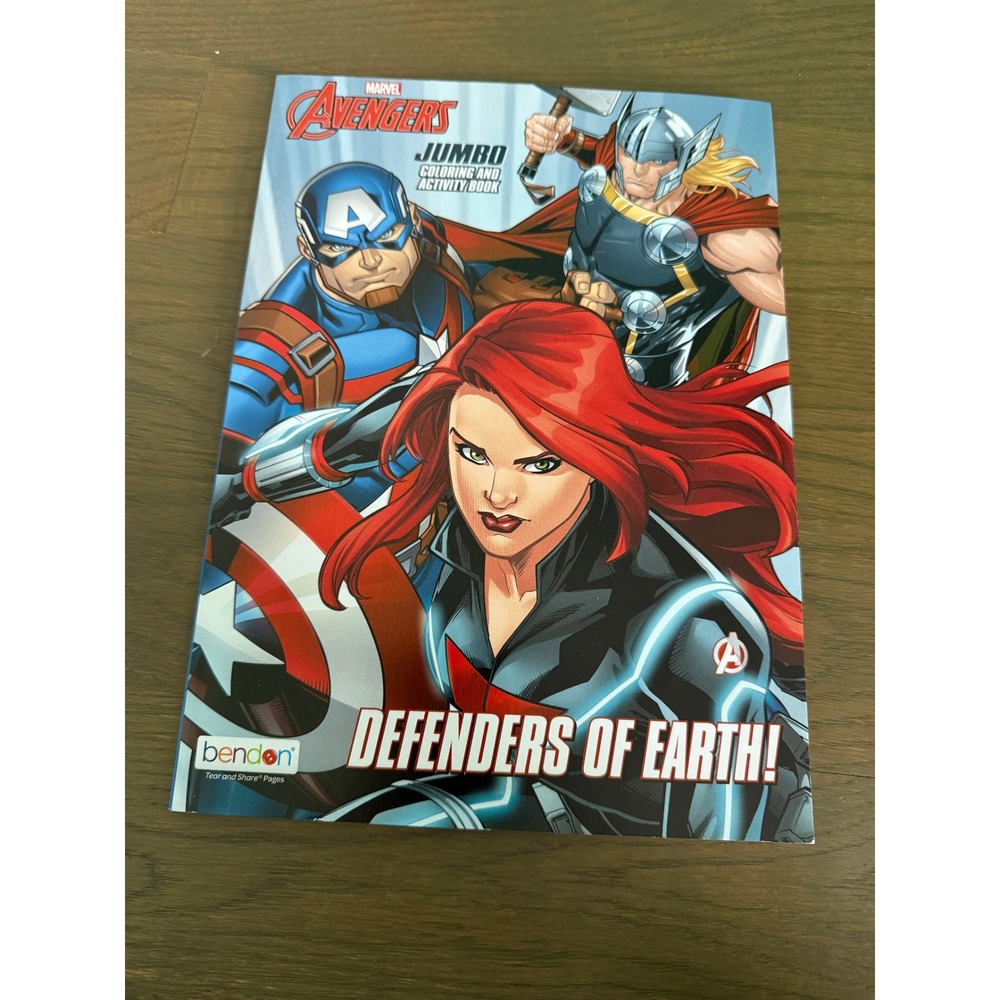 Marvel Avengers Jumbo Coloring and Activity Book Defenders of Earth Bendon